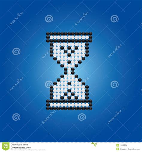 Hourglass Cursor Stock Vector Illustration Of Pointer 10969375
