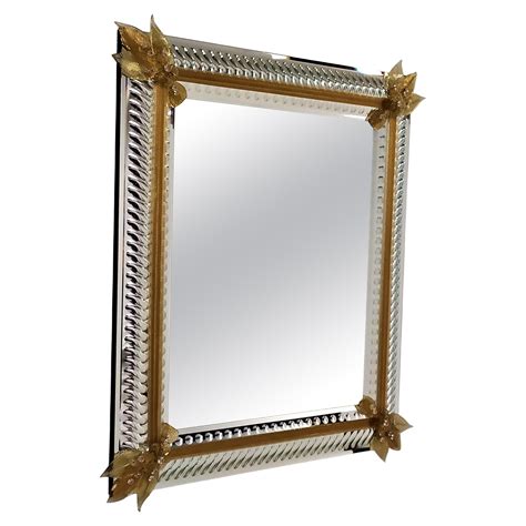 Impero Murano Glass Mirror In Venetian Style Handmade By Fratelli Tosi For Sale At 1stdibs