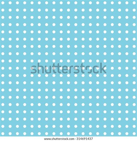 Retro Blue Polka Dot Pattern Stock Vector Royalty Free 314691437