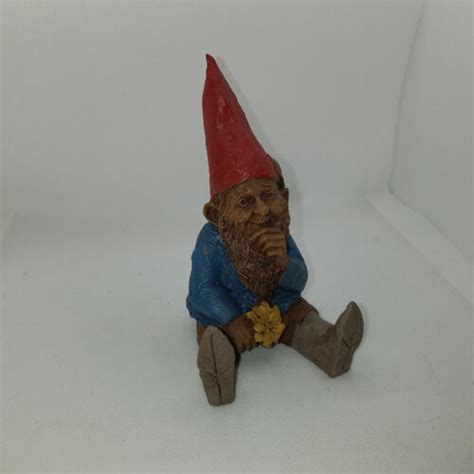 Vintage Tim Wolfe And Tom Clark Gnome Mugmon 1984 Holding A Flower 5 Ebay