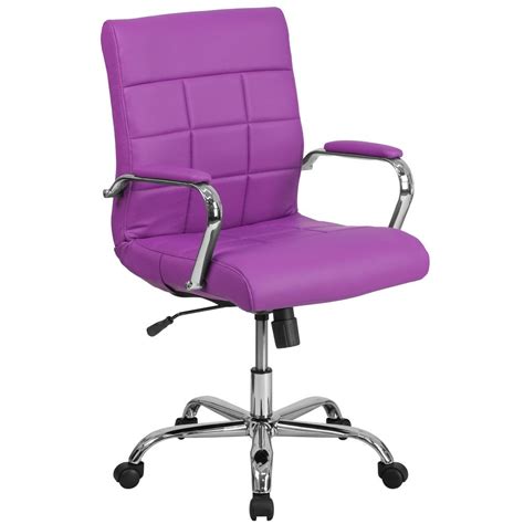 These ergonomic chairs support your posture and help you stay alert while working. Flash Furniture Purple Office/Desk Chair-GO2240PUR - The ...
