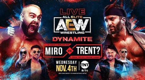 Miro And Trent Hype Their Aew Dynamite Match In Special Interview With