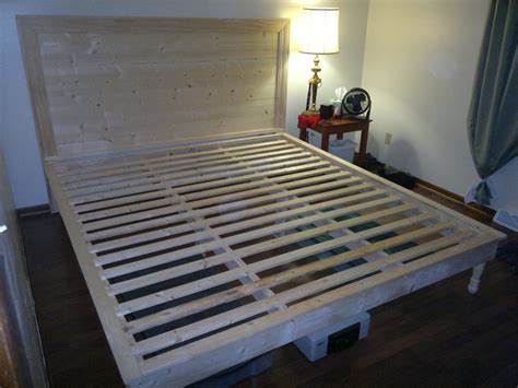 California King Platform Bed Frame Diy Diy Easy King Size Platform