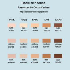 Brand original color codes, colors palette. 39 Best HOW TO COLOR SKIN images | Color, Colors for skin ...