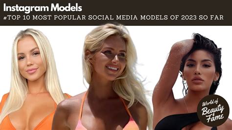 Instagram Models Most Popular Instagram Models Of 2023 Until Now Youtube