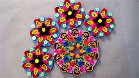 How To Make Rangoli A Ravishing Rangoli Design By Paper Quilling