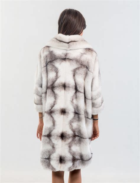 Black Cross Mink Fur Coat 100 Real Fur Coats Haute Acorn