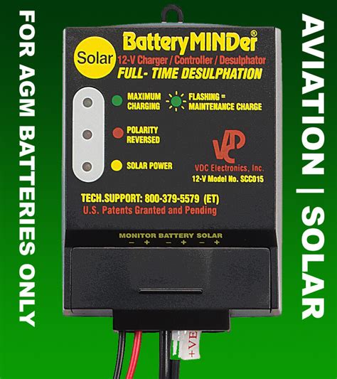 Batteryminder Scc 015 Aa S2 12v 15 Watt Aviation Solar Charger
