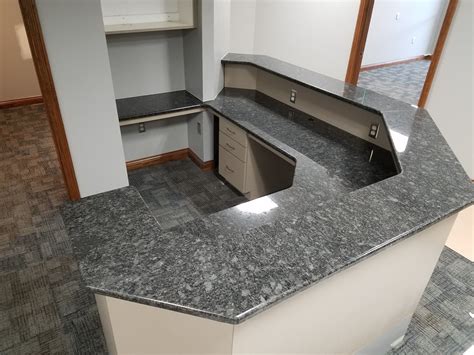Steel Gray Granite Kitchen Countertops Kithuan