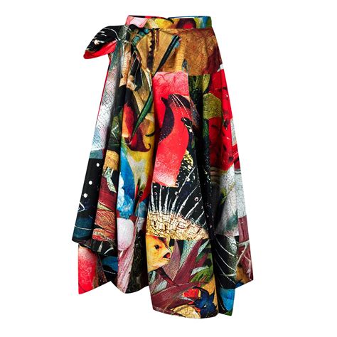 ALEXANDER MCQUEEN | Alex Skirt Ld33 | Women | Multi | Flannels