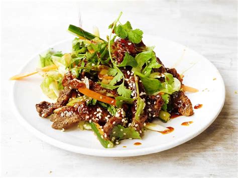 This cooking method is fast and makes for a delicious and moist roast beef! Chinese-style crispy beef salad | Crispy beef, Bistro food ...