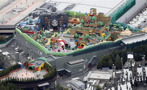 Super Nintendo World At The Universal Studios Japan Theme Park In Osaka