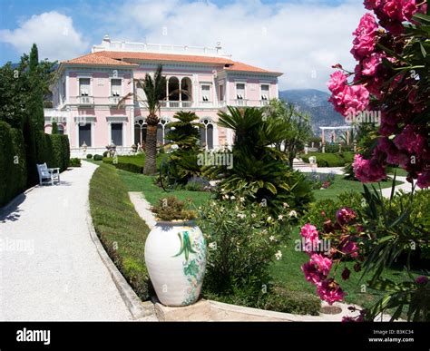 The Gardens and Villa of Ephrussi de Rothschild on Cap Ferrat near Nice