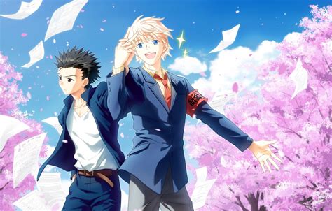 Wallpaper Spring Anime Art Guys Students Hunter X