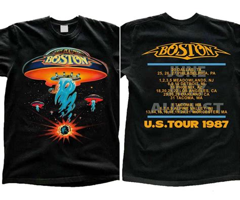 boston 40th anniversary tour 2016 concert tee shirt rock band best prices commodity shopping