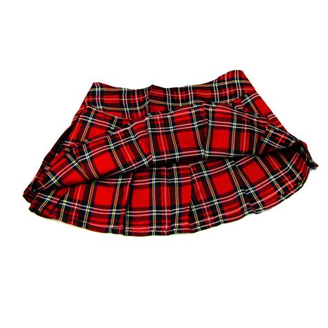 sexy women s micro mini short pleated plaid skirt kilt school girls costumes red ebay