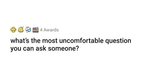 What S The Most Uncomfortable Question You Can Ask Someone Askreddit Youtube