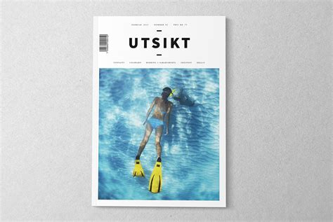 UTSIKT Magazine on Behance | Sports magazine covers, Magazine cover, Magazine cover design