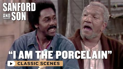 lamont shows off his new porcelain collection sanford and son youtube