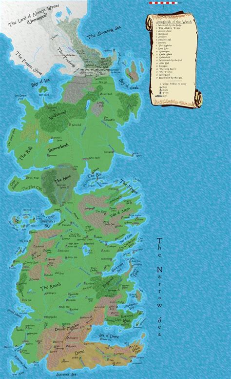 Interactive Map Of Westeros