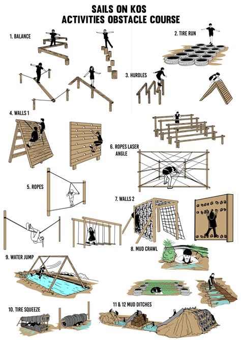 Obstacle Course And Mud Run Sails On Kos Ecolux Tented Village