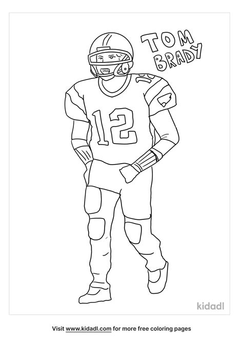 Tom Brady Coloring Pages