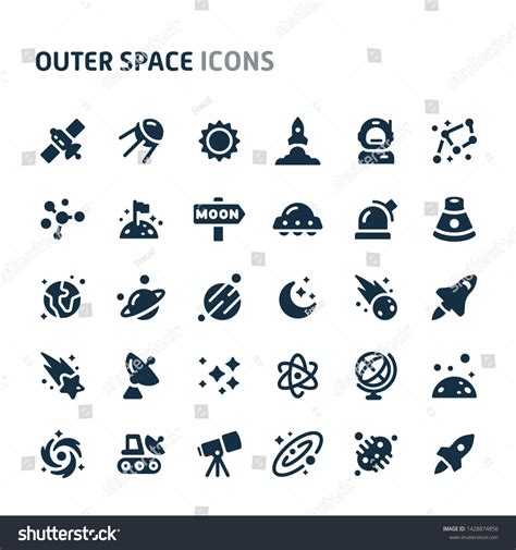 24897 Outer Space Icon Vector Images Stock Photos And Vectors