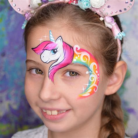 Unicorn Face Paint Tutorial Step By Step Natalia Kirillova