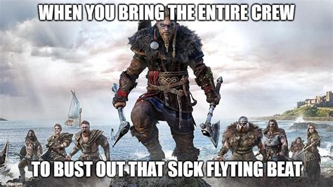 Assassins Creed Valhalla 10 Hilarious Eivor Logic Memes That Are Too