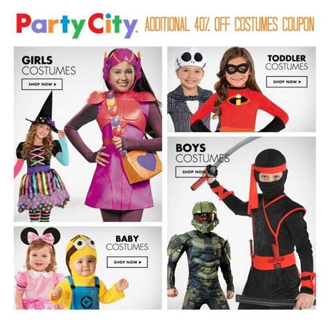 Party City Halloween Costume Coupon 40 Off Today