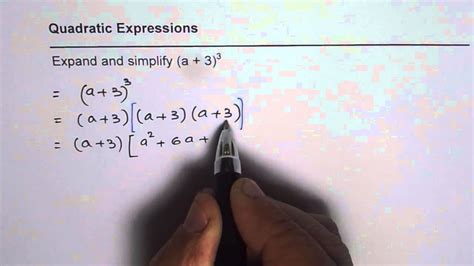 Expand and Simplify Cube of Binomial IB Math Grade 10 - YouTube