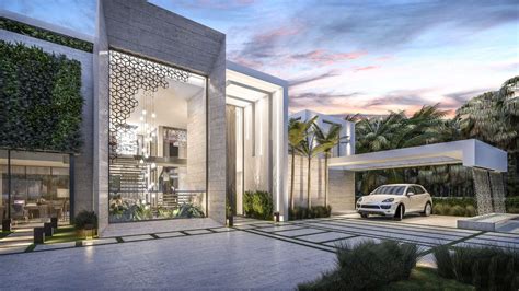 Architects Arquitectos Dubai Luxury Villas 06 House Outside Design