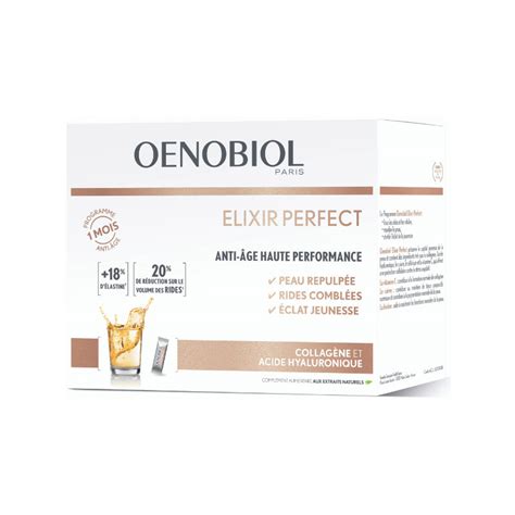 Achetez Oenobiol Anti âge Elixir Perfect 30 Sticks En Pharmacie