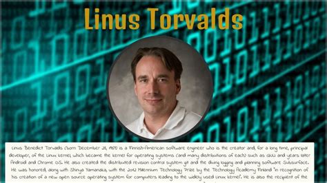 Tribute Page Linus Torvalds