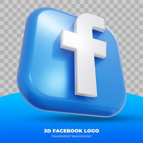 Premium Psd Facebook Logo Isolated In 3d Rendering