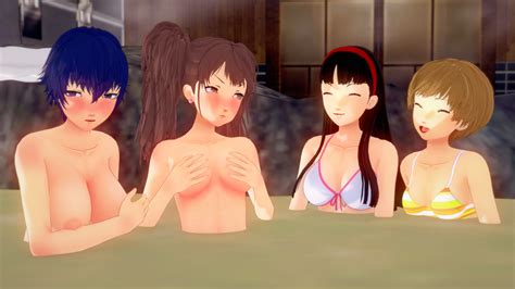 Rule 34 Amagi Yukiko Breasts Kujikawa Rise Nude Persona Persona 4 Satonaka Chie Shirogane
