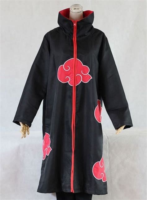 New Naruto Akatsuki Uchiha Itachi Robe Cloak Coat Anime Cosplay