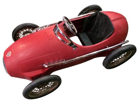 Black And Red Antique Pedal Car - Antique Cars