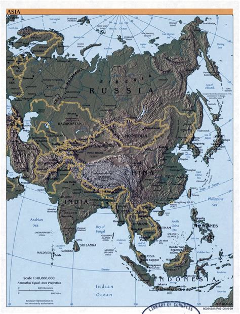 Large Detailed Relief Map Of Asia Asia Mapsland Maps Of The World Vrogue