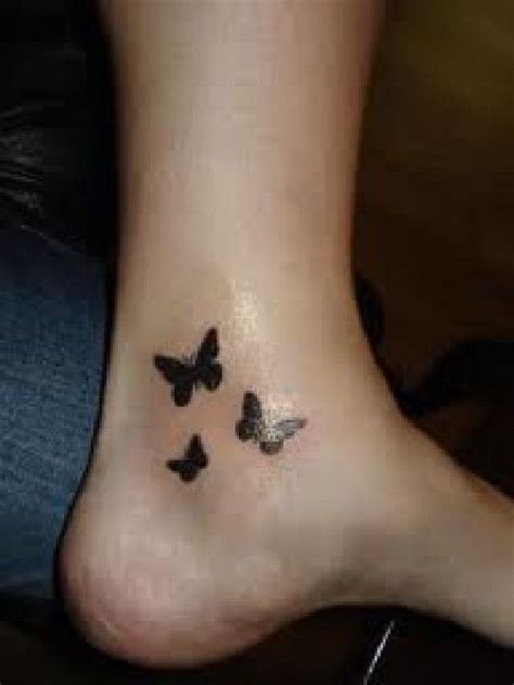 Butterfly Ankle Tattoos Butterfly Tattoos For Women Small Butterfly