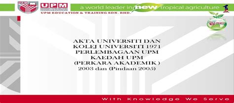 Provided that upon the determination of such application, petition, appeal or other proceeding univerditi minister may, in his absolute discretion, have regard to such determination and grant exemption to the student from the application of the provisions of subsection 1234 unuversiti 5as the case may. AKTA UNIVERSITI DAN KOLEJ UNIVERSITI 1971 PDF