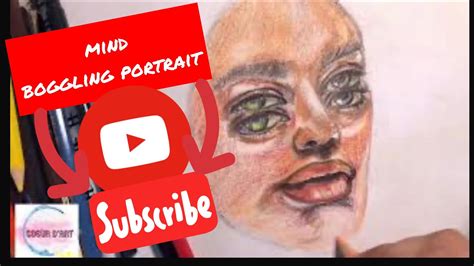 Mind Boggling Portrait Trippy Double Eyes Art Youtube