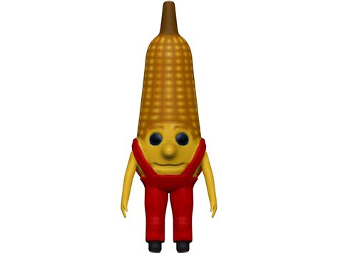 3D Model Cartoon Corn TurboSquid 1874768