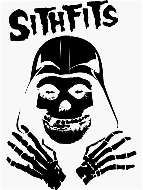 Misfits Sithfits Crimson Ghost Sticker Sticker By Woodwardwi Redbubble