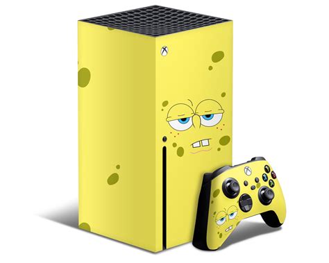 Spongebob Squarepants Xbox Series X Skin Sticker Vinyl Bundle Labotech