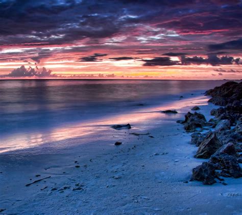 Beautiful Ocean Scenes Bing Images Beach At Night Beach Sunset