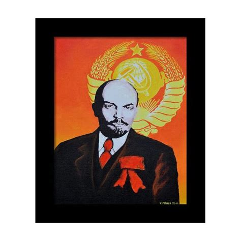 Vladimir Lenin Framed Print By Victor Minca Framed Prints Stretched