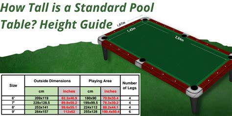 Pool Table Top View Dimensions