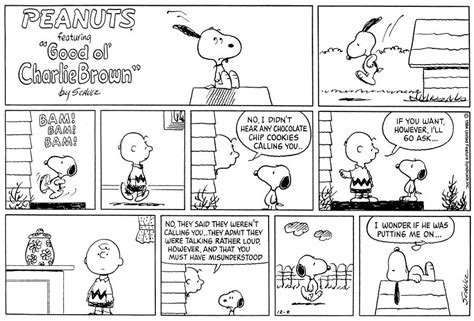 Peanuts By Charles Schulz For December 09 1984 The