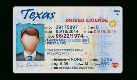 Blank Drivers License Template Professional Format Templates